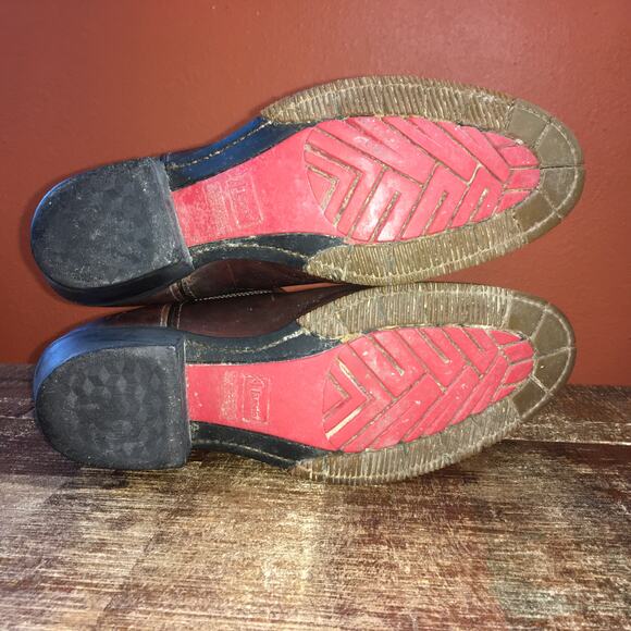 Laredo Mens Western Boot Brown 10.5 EE Leather Cowboy 2112 Vintage Made in USA - Picture 10 of 10